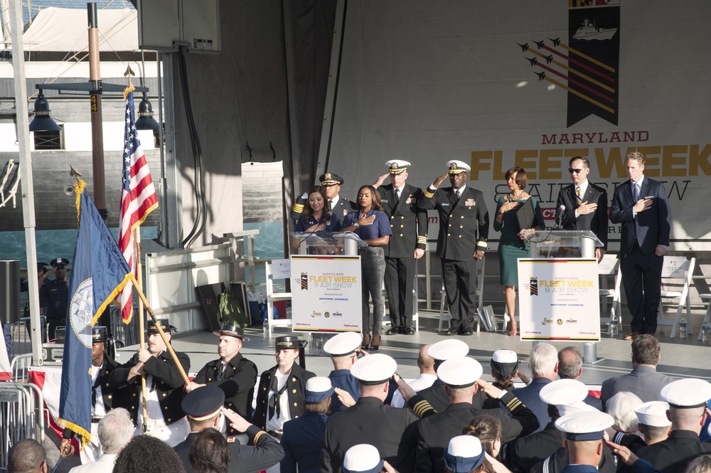 Maryland Fleet Week and Air Show Baltimore Opening Ceremony