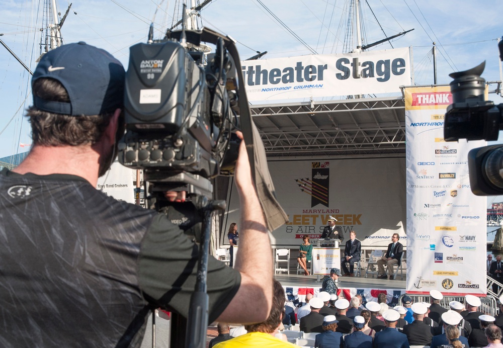 Maryland Fleet Week and Air Show Baltimore Opening Ceremony