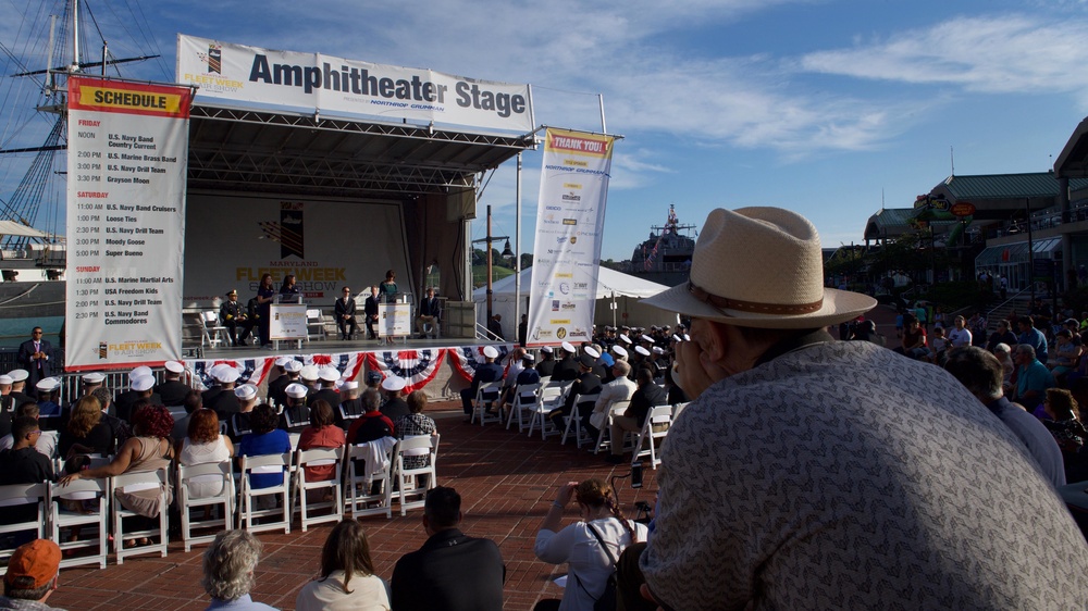 Maryland Fleet Week and Air Show Baltimore Opening Ceremony