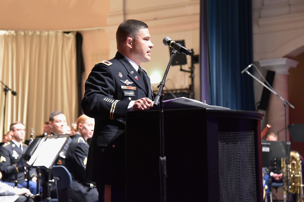 COL Edwards at German American Friendship Concert