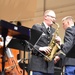 SGT Chris Condon plays saxophone