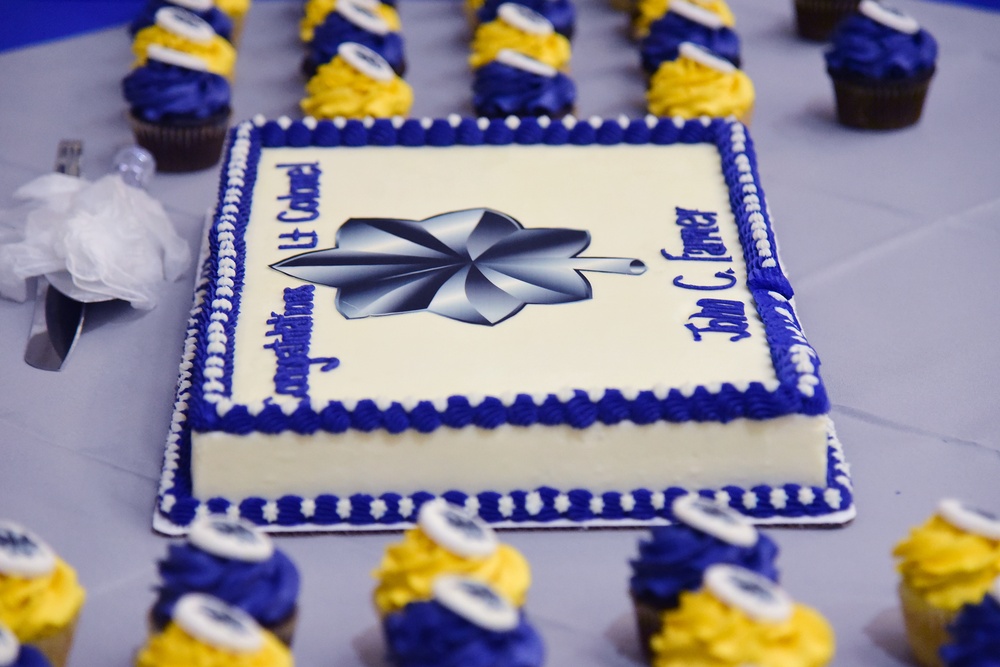 Maj. Farmer promotion ceremony