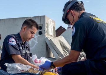 Civilian, Military medical professionals conduct tele-medicine training exercise at San Francisco Fleet Week