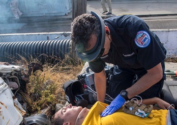 Civilian, Military medical professionals conduct tele-medicine training exercise at San Francisco Fleet Week