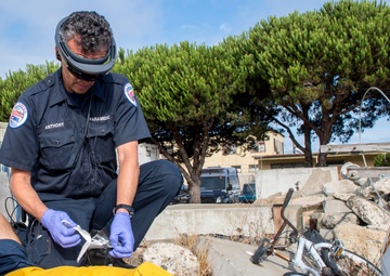 Civilian, Military medical professionals conduct tele-medicine training exercise at San Francisco Fleet Week