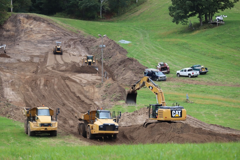 Construction for special lift system underway at Fort McCoy's Whitetail Ridge Ski Area