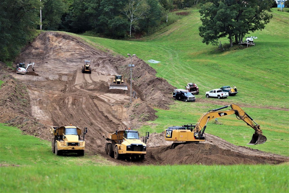 Construction for special lift system underway at Fort McCoy's Whitetail Ridge Ski Area