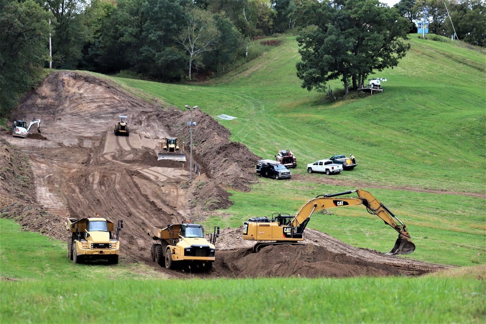 Construction for special lift system underway at Fort McCoy's Whitetail Ridge Ski Area