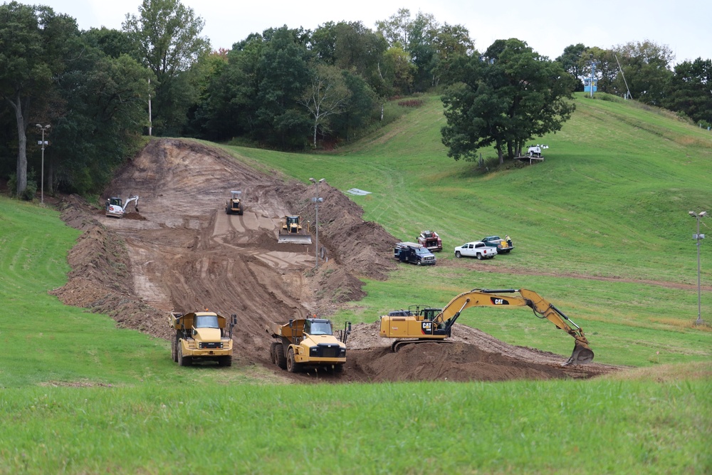 Construction for special lift system underway at Fort McCoy's Whitetail Ridge Ski Area