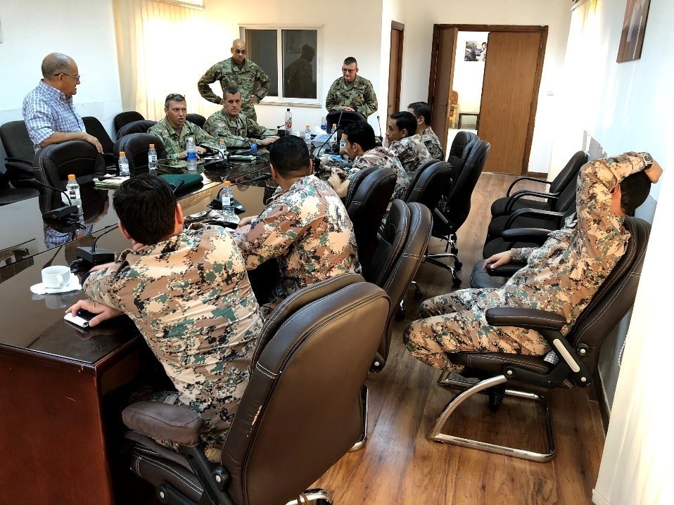 1st TSC Conducts a Joint Symposium with Jordanian Armed Forces Sustainment Staff