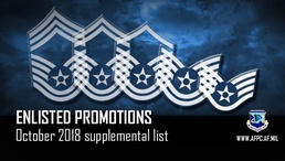 October enlisted in-system supplemental promotion list released