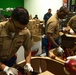 Marines and Sailors volunteer at the San Francisco Food Bank