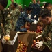 Marines and Sailors volunteer at the San Francisco Food Bank