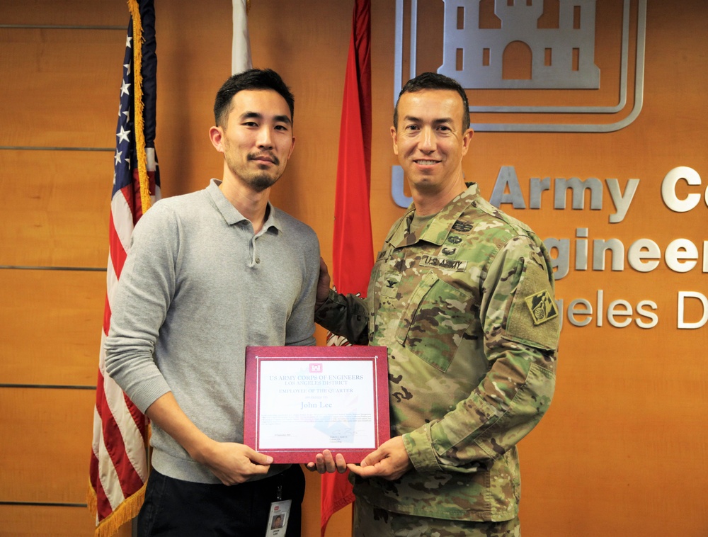 USACE Los Angeles District 3RD QTR and End of Year Awards