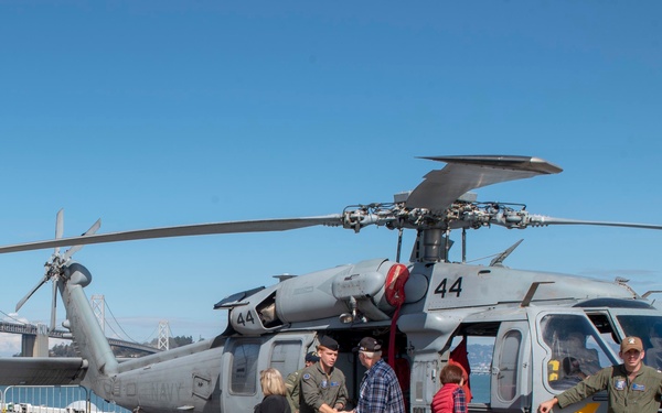 San Francisco Residents tour Bonhomme Richard