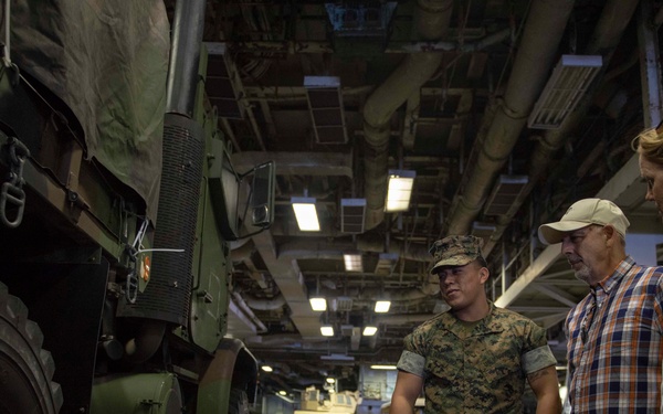 San Francisco Residents tour Bonhomme Richard