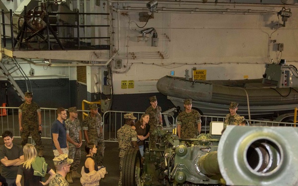 San Francisco Residents tour Bonhomme Richard
