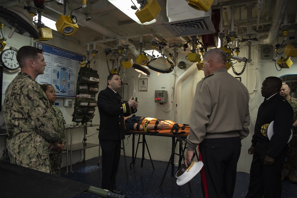 Lt. Gen. Joseph Osterman visits Bonhomme Richard