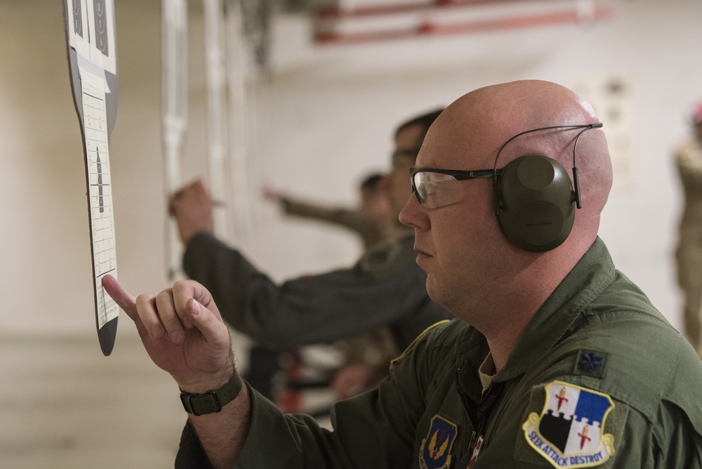 Airmen shoot for Excellence in Competition badge