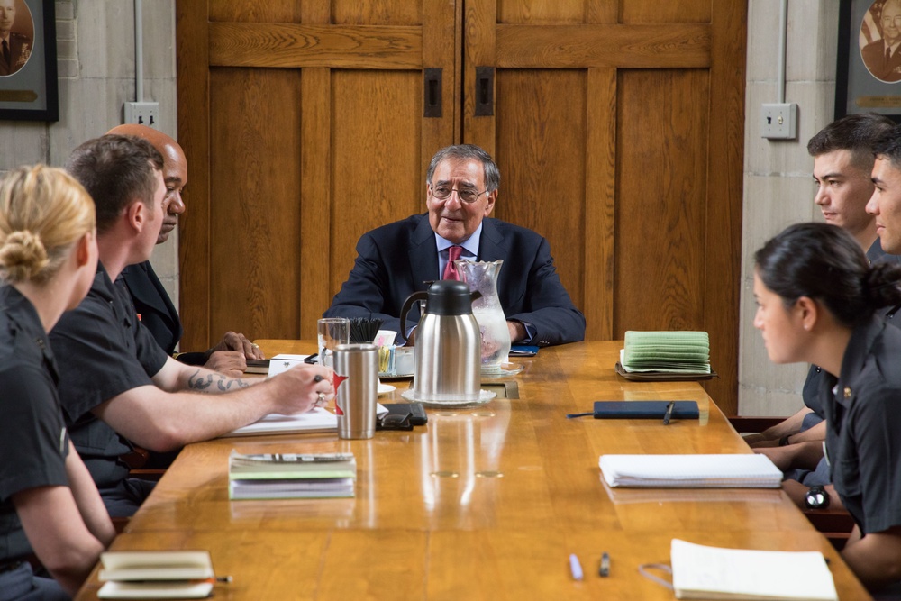 Panetta engages with West Point Cadets