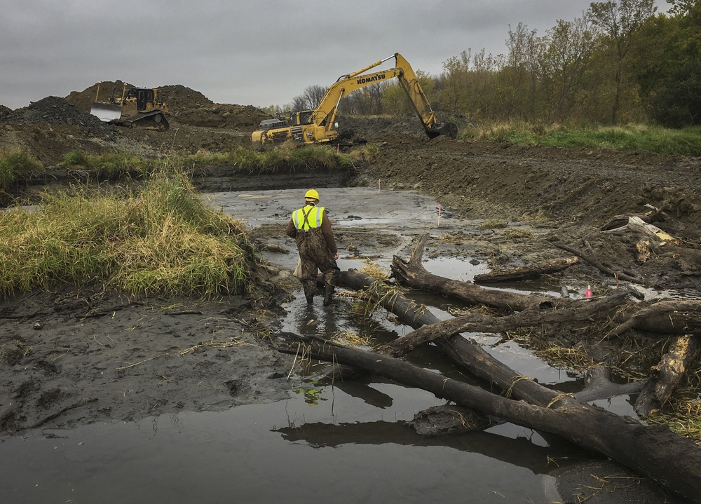 A river rerouted: Step 1 in the Marsh Lake ecosystem restoration project