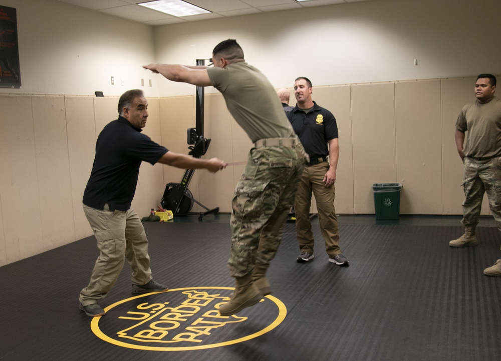 TX NG Proves Combative Skills in CBP Class