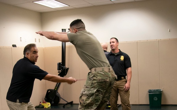 TX NG Proves Combative Skills in CBP Class