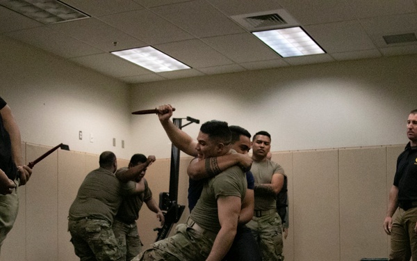 TX NG Combatives Training with CBP