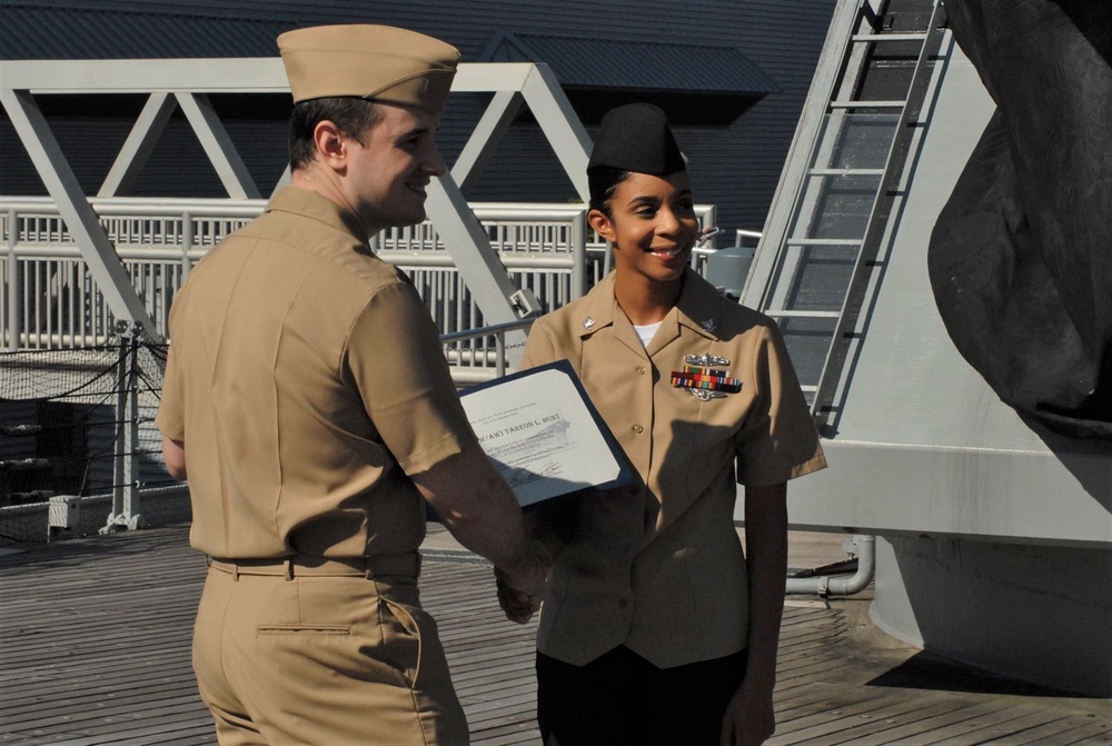 A brief re-enlistment aboard a battleship