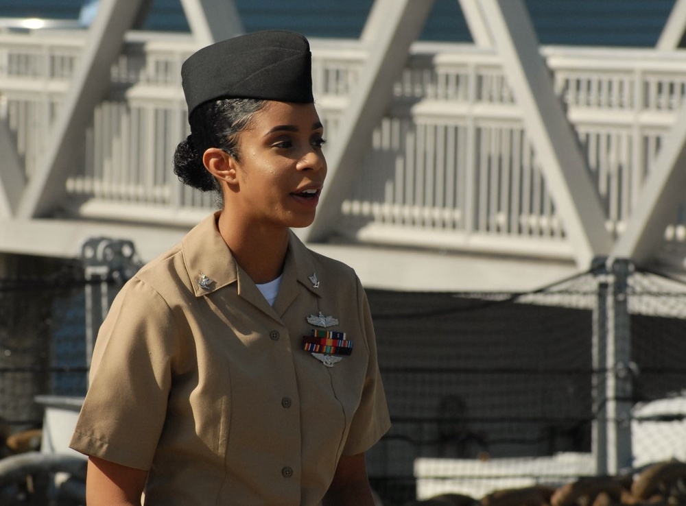 A brief re-enlistment aboard a battleship