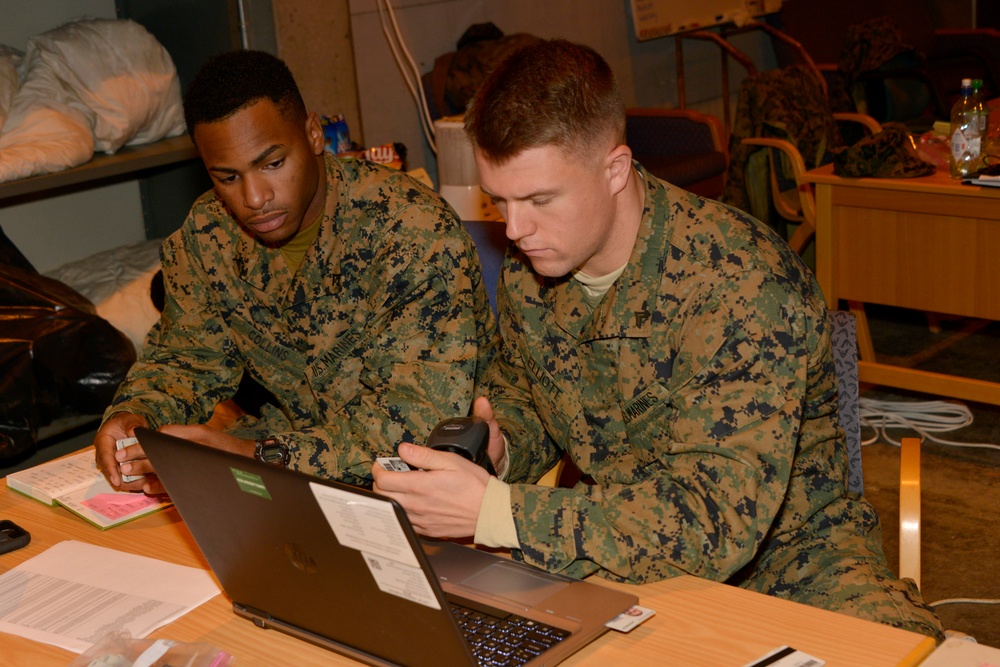 Marines arrive in Norway for Exercise Trident Juncture