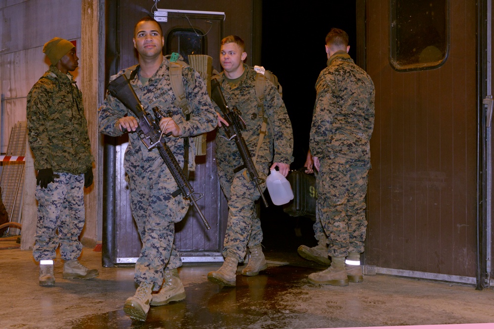Marines arrive in Norway for Exercise Trident Juncture