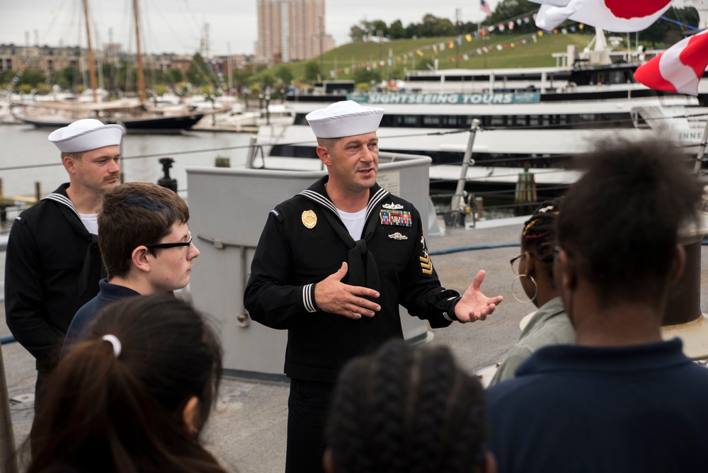 USS Milwaukee Opens Its Decks to Fleet Week Guests