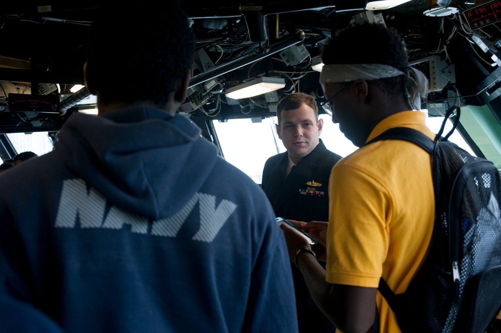 USS Milwaukee Opens Its Decks to Fleet Week Guests