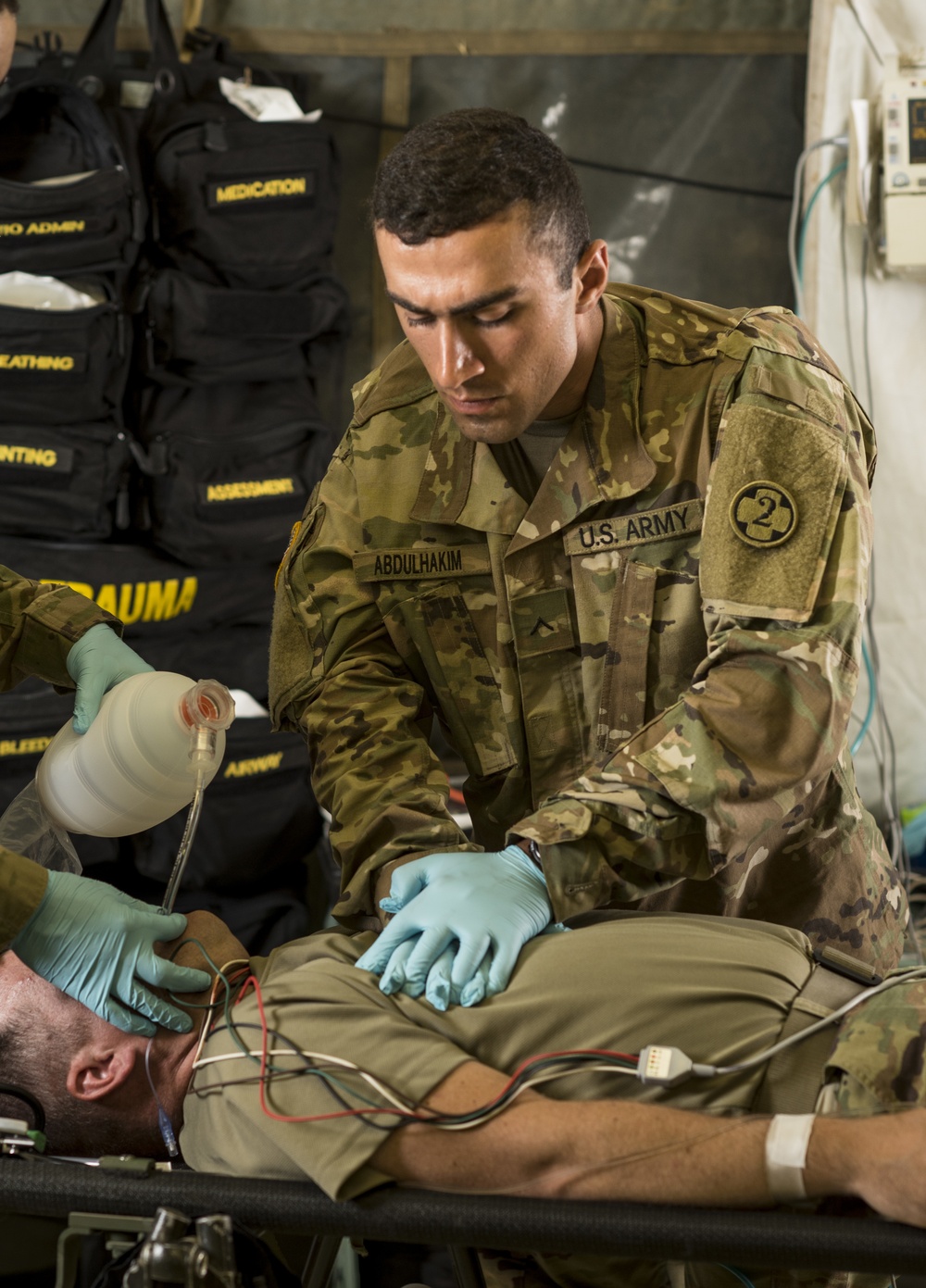 U.S. Army Reserve medical Soldiers photo shoot