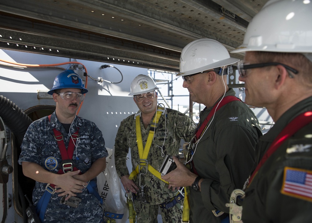 Commanding Officer and Executive Officer Aloft Tour