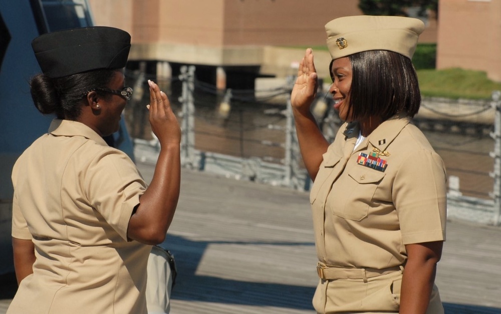 Re-enlistment aboard the USS Wisconsin