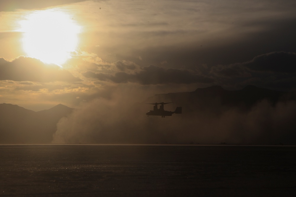 U.S. Marines Set Up Austere Landing Zone