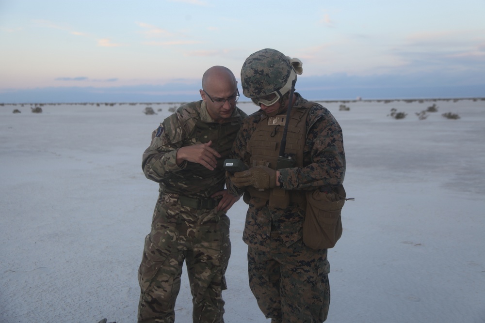 U.S. Marines Set Up Austere Landing Zone