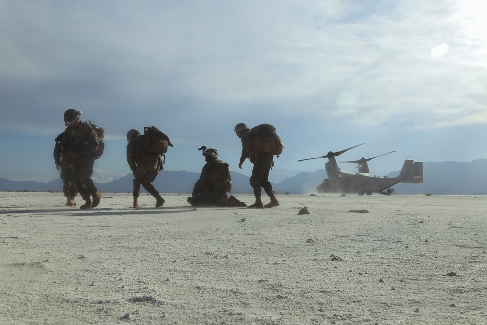 U.S. Marines Set Up Austere Landing Zone