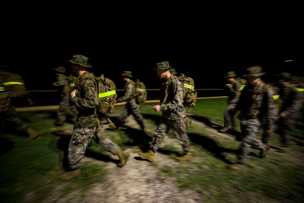 Headquarters Battalion, MCB Hawaii Hike