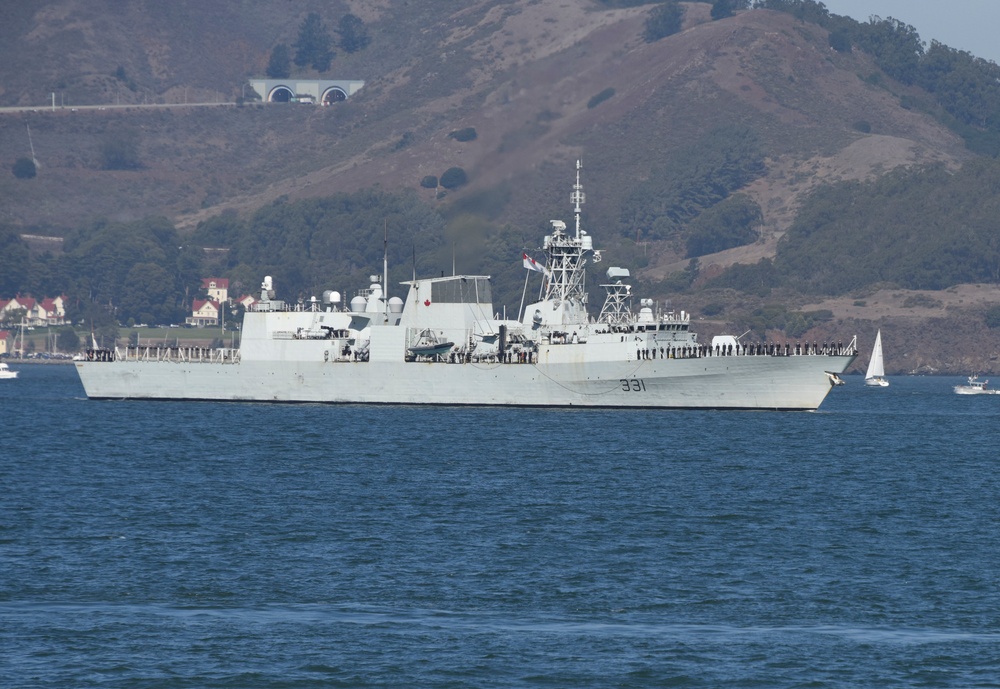 Parade of Ships during San Francisco Fleet Week
