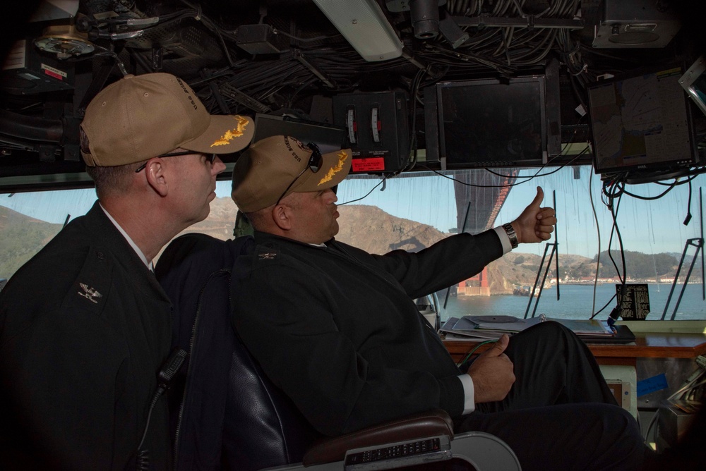 USS Bonhomme Richard Participates In Parade of Ships