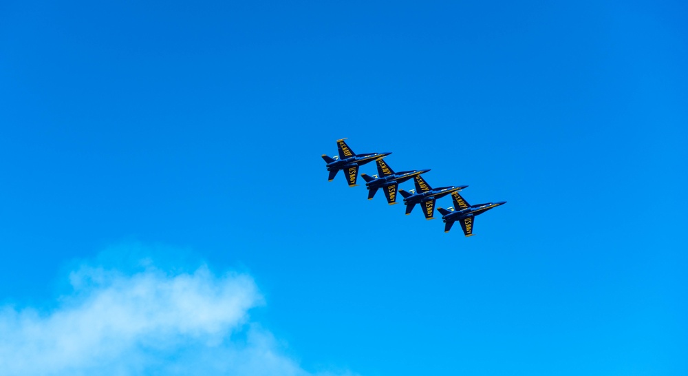 The Blue Angels perform during show at San Francisco Fleet Week 2018