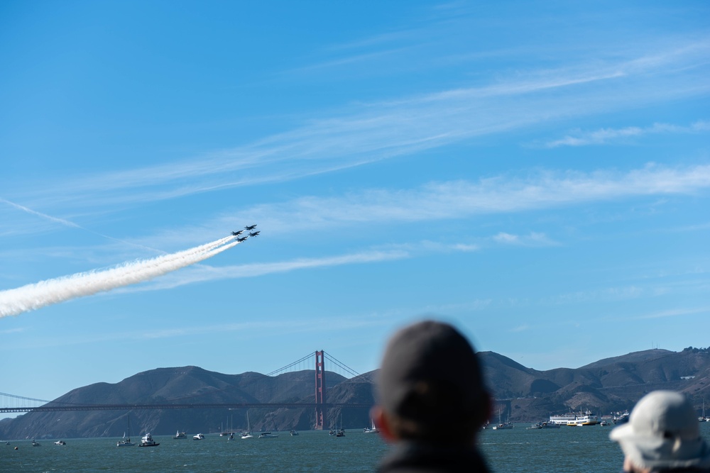 The Blue Angels perform during show at San Francisco Fleet Week 2018