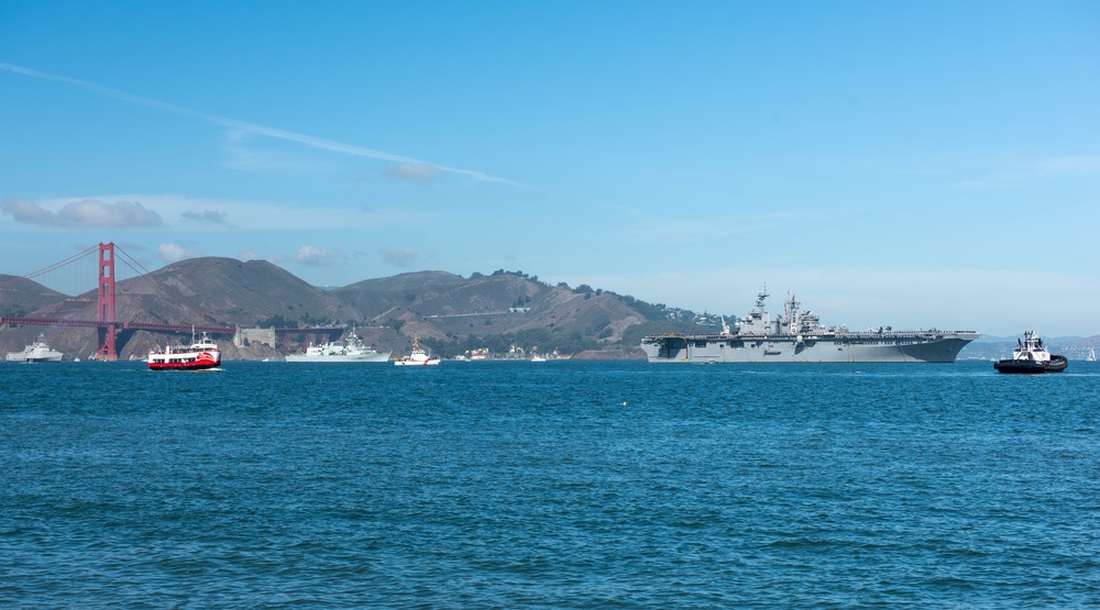 The Parade of Ships takes place during San Francisco Fleet Week 2018