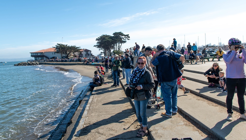 The Parade of Ships takes place during San Francisco Fleet Week 2018