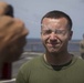 Marines in the Non-Lethal Course take part in the OC Spray Confidence Course