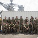 Marines in the Non-Lethal Course take part in the OC Spray Confidence Course