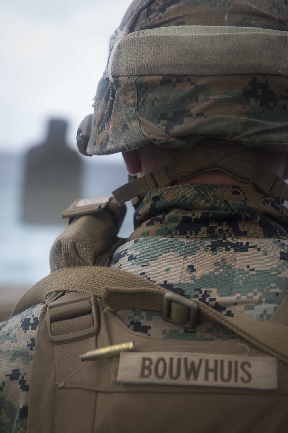 CLB 13 complete a Combat Marksmanship Shoot on the flight deck